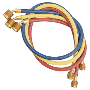 Yellow Jacket 29985 3-Pak (RYB) 60″ PLUS II Hoses with SealRight Fittings