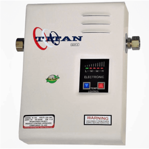 Titan N-120X SCR2 Electronic Tankless Water Heater – 11.8 kW, 220V, Compact Whole-House Hot Water Solution