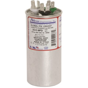 Amrad Engineering Round Motor Run Capacitor 35+5 MFD 370/440 VAC