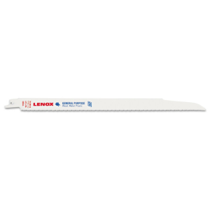Lenox 20583110R 12" x 10/14 TPI General Purpose Bi-Metal Reciprocating Saw Blade 5 Pack