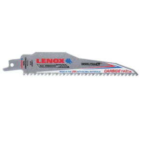 LENOX 1832118 6″ X 6 TPI Demolition Carbide Tip Reciprocating Blade 1 Pack