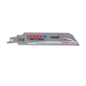 LENOX 2014220 6"x 8 TPI Lazer CT Carbide Tip Reciprocating Blades 1 Pack
