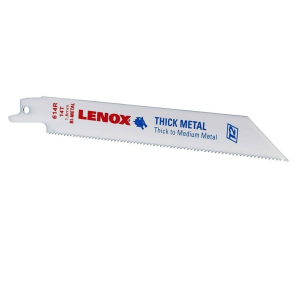 LENOX 20564614R 6″ X 14 TPI Metal Cutting Bi-Metal Reciprocating Blades 5 Pack