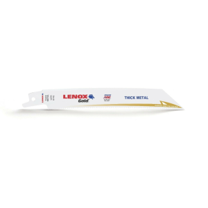 LENOX 21067614GR 6″  14 TPI Gold Reciprocating Saw Blade For Metal, 5 Pack