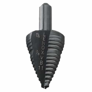 LENOX Tools 30888VB11 7/8"-1-1/8" Vari-Bit Step Drill Bit For 1/2" and 3/4" Conduit