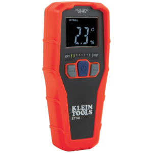 Klein Tools ET140 Pinless Moisture Meter For Non-Destructive Detection