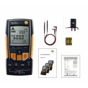 Testo 760-2 Digital Multimeter with Capacitance, TRMS, Temperature,LPF & More