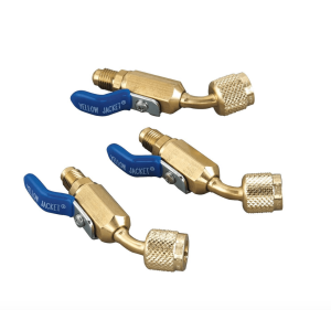 Yellow Jacket 93842 Compact Ball Valve 1/4″ 45° 3-Pack