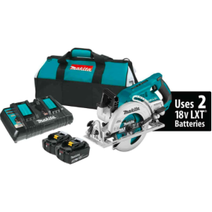Makita® XSR01PT18V X2 LXT® Lithium‑Ion (36V) Brushless Cordless Rear Handle 7‑1/4" Circular Saw Kit (5.0Ah)
