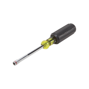 Klein 1/4" Heavy-Duty Magnetic Nut Driver, 4" Shaft