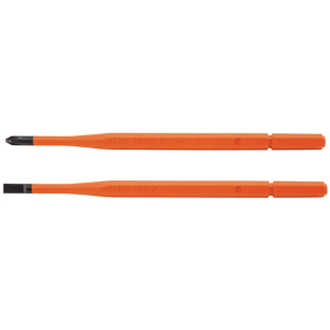 Klein Tools 13156 Screwdriver Blades, Insulated Single-End, (2-Pk)