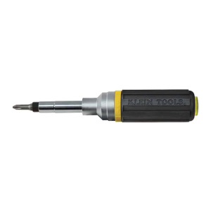Klein Tools 32558 6-in-1 Multi-Bit Ratcheting Screwdriver/Nut Driver