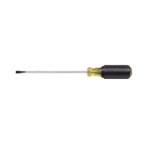 Klein Tools 601-6 3/16" x 6" Cabinet Tipped Screwdriver