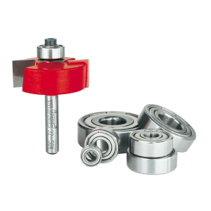 Freud 32-504 flush, 1/8",1/4",5/16",3/8",7/16",1/2" Depth Rabbeting Bit with Bearings
