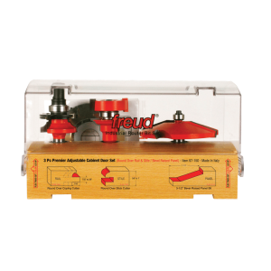 Freud 97-150 3 Piece Premier Adjustable Cabinet Bit Set