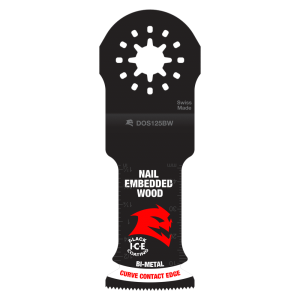 Diablo DOS125BW3 1-1/4 in. Starlock Bi-Metal Oscillating Blades for Nail-Embedded Wood