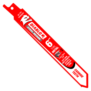 Diablo Carbide Recip Blades for Thin Metal Cutting