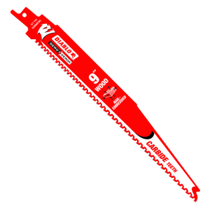 Diablo Carbide Recip Blade for Nail-Embedded Wood 9" 5/7 TPI