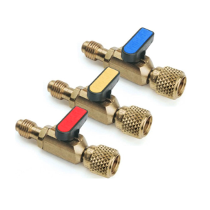 CPS BV3 1/4" Sae Male x 1/4" SAE Female Ball Valves 3-Pack