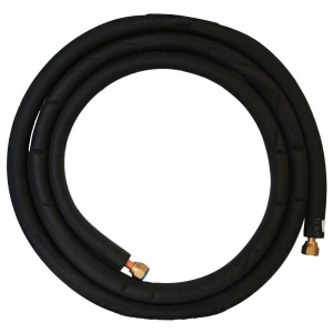 ICool 1/4" x 1/2" x 1/2" 25' Mini Split Copper Line (Black)