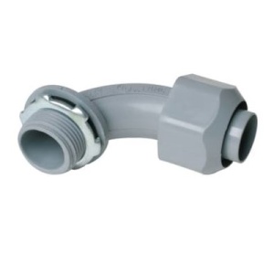 Genova 300 Series 30707 Pipe Elbow, 3/4 in, Slip, 90 deg Angle, PVC, White, SCH 40 Schedule