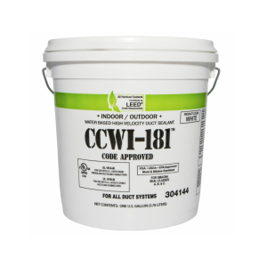 CCWI-181 Indoor/Outdoor Water Based Duct Sealant - White 1 Gal