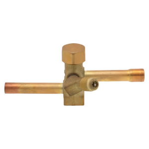 Goodman-Amana 3/8" Sweat Service Valve (0151R00187S) – OEM Replacement Part for HVAC Refrigerant Systems.