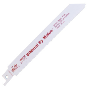 Malco Reciprocating Saw Blades Metal Cutting 4MC24 Main