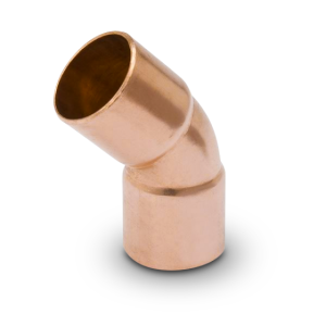 COPPER ELBOW FITTING 45 DEGREE 5/8" CEF45D58