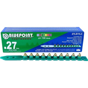 BluePoint - Fasteners 100 Shots Strip Loads .27-Cal Power-3 - 27LS11L3 Main