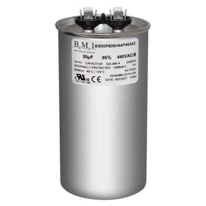 Global 80 µF 370V Run Capacitor - Model 2296 (Oval Shape) Main