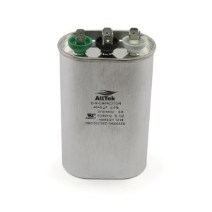 AllTek 55+5 µF Dual Run Capacitor – 370/440 VAC Main