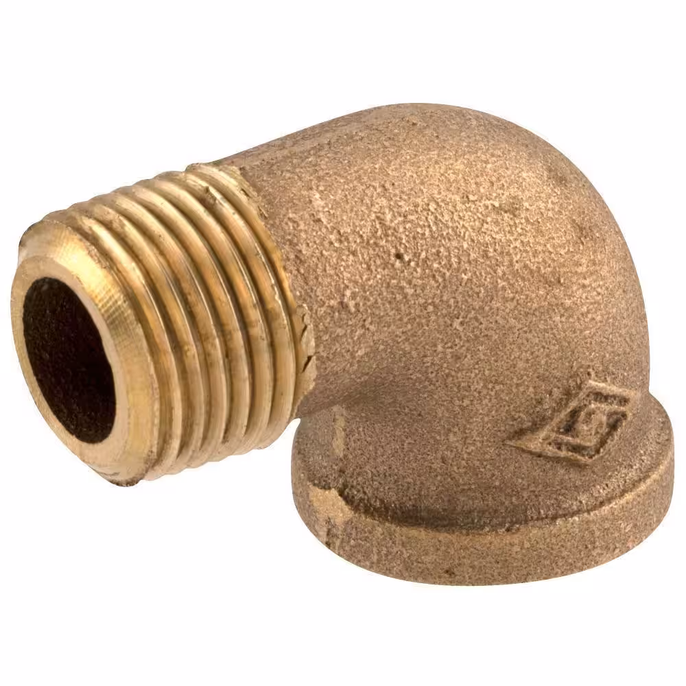 Brass 90° ½" Street Elbow Main