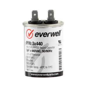 UL listed 20 microfarad 440V round capacitor for HVAC systems and AC motor applications