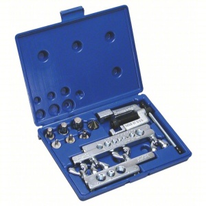 Yellow Jacket 60440 Flaring and Swaging Tool Kit with Steel Yoke, Flaring Bars, and Swage Adapters in Storage Case