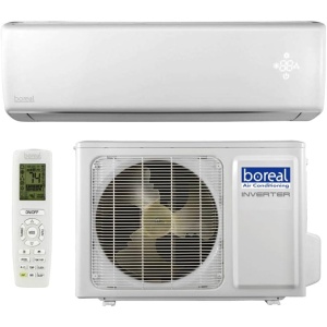 BOREAL 9,000 BTU 115V Mini Split Heat Pump System | Inverter Technology | Model 3BRS09HPL1IA / 3BRS09HPL1OA