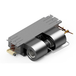 First Co.® F0124HX5 2 Ton Horizontal Fan Coil with 5kW Electric Heat & TXV – Compact Ceiling-Mounted Air Handler