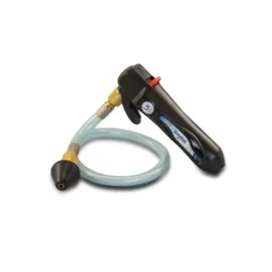 Rectorseal AC Drain Line Flush Device with flexible hose and tapered fitting for HVAC condensate cleaning