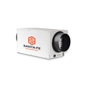 Front view of Santa Fe Ultra70 70-pint whole home dehumidifier