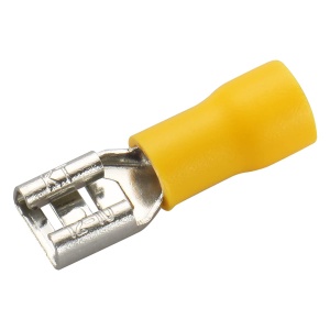 Yellow Insulated Female Quick Disconnect Main