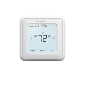 Honeywell Home T5 7-Day Programmable Thermostat Front View with Touchscreen Display