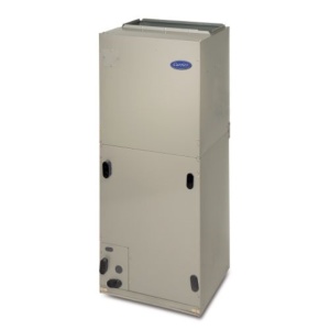 Carrier FCU Comfort 2.5 Ton R454B Fan Coil Unit – Front View with Multipoise Installation Design