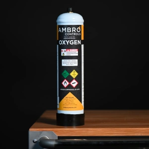 1L Disposable Oxygen Cylinder with CGA 540 Valve for HVAC Torch Work