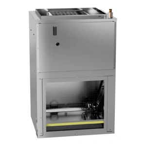 Goodman AWST36LU1308 3 ton wall‑mount air handler, 24 inch wide, multi‑speed ECM blower, R‑32 refrigerant, factory heat kit
