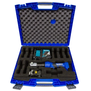 NIBCO PC200M battery powered press tool for copper fittings Compact NIBCO press tool for plumbing and HVAC installations