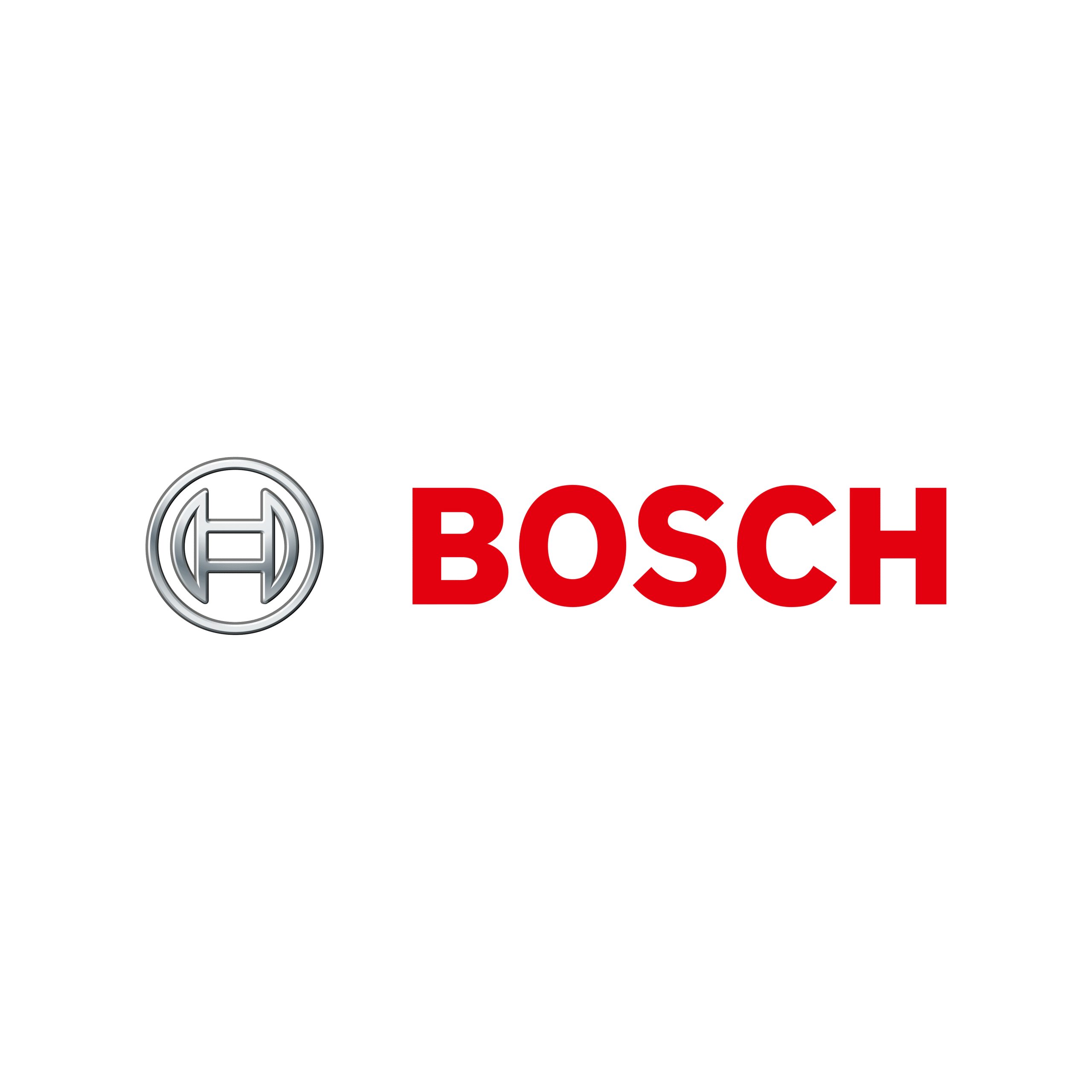 Bosch HVAC logo in red with circular armature symbol and Bosch wordmark used for heating, cooling, and energy technology products.