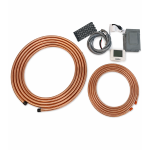 HVAC installation kit graphic no parts minimal background