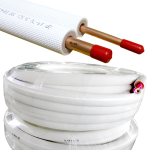 ICOOL 1/4" x 3/8" x 1/2" x 50 ft Insulated Copper Line Set for Mini Split Systems B143812050F