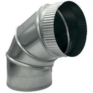 Adjustable HVAC Elbow 26GA AE268 Galvanized Steel Duct Fitting