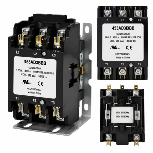 Contactor 3 Pole 40 Amp 240V 453AD3BBB HVAC Electrical Contactor